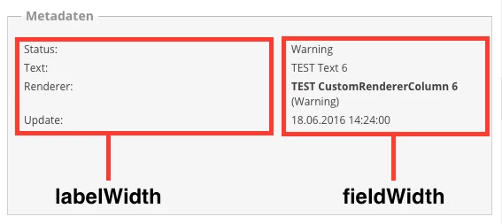 Unterscheidung zwischen labelWidth und fieldWidth