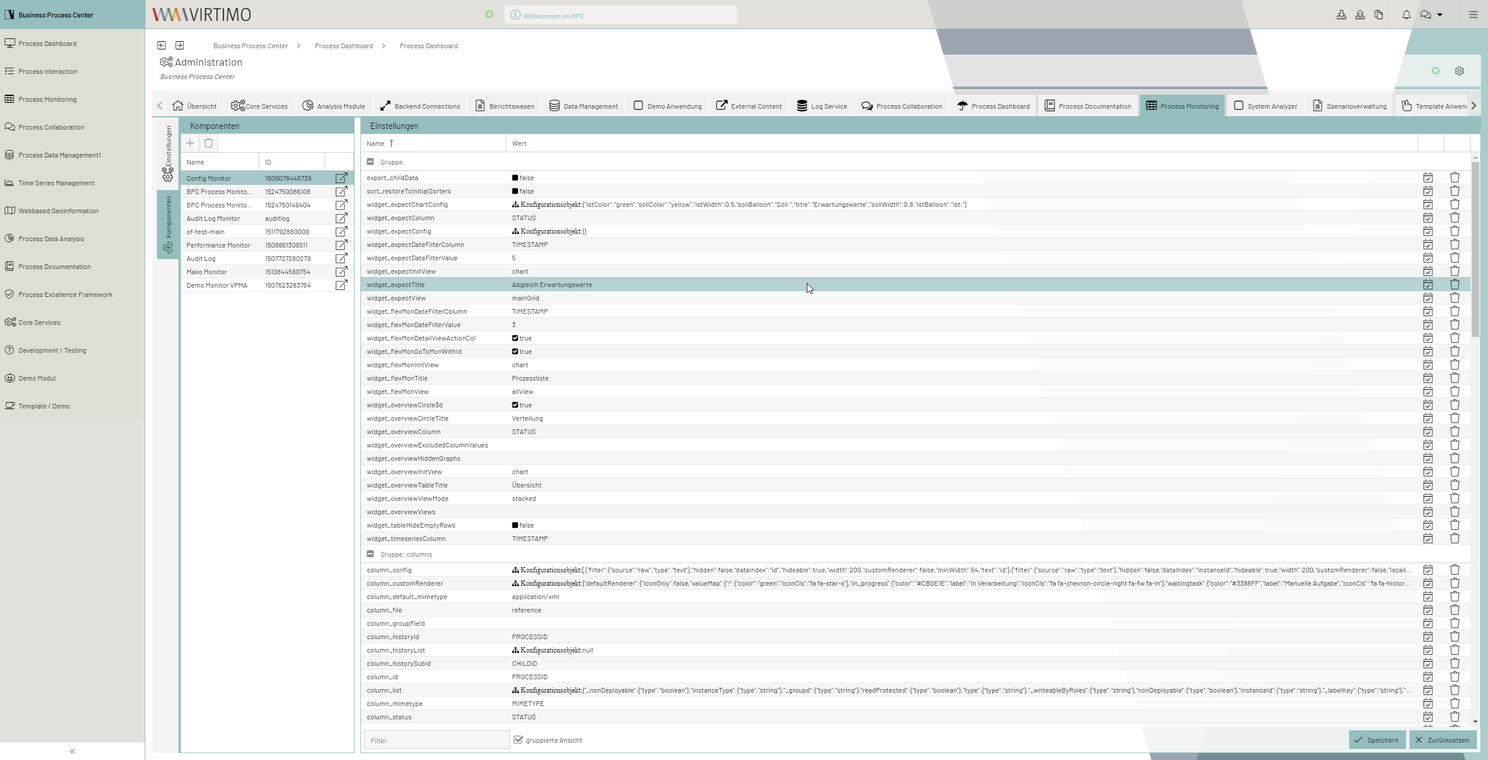 Überblick Monitoring-Administration