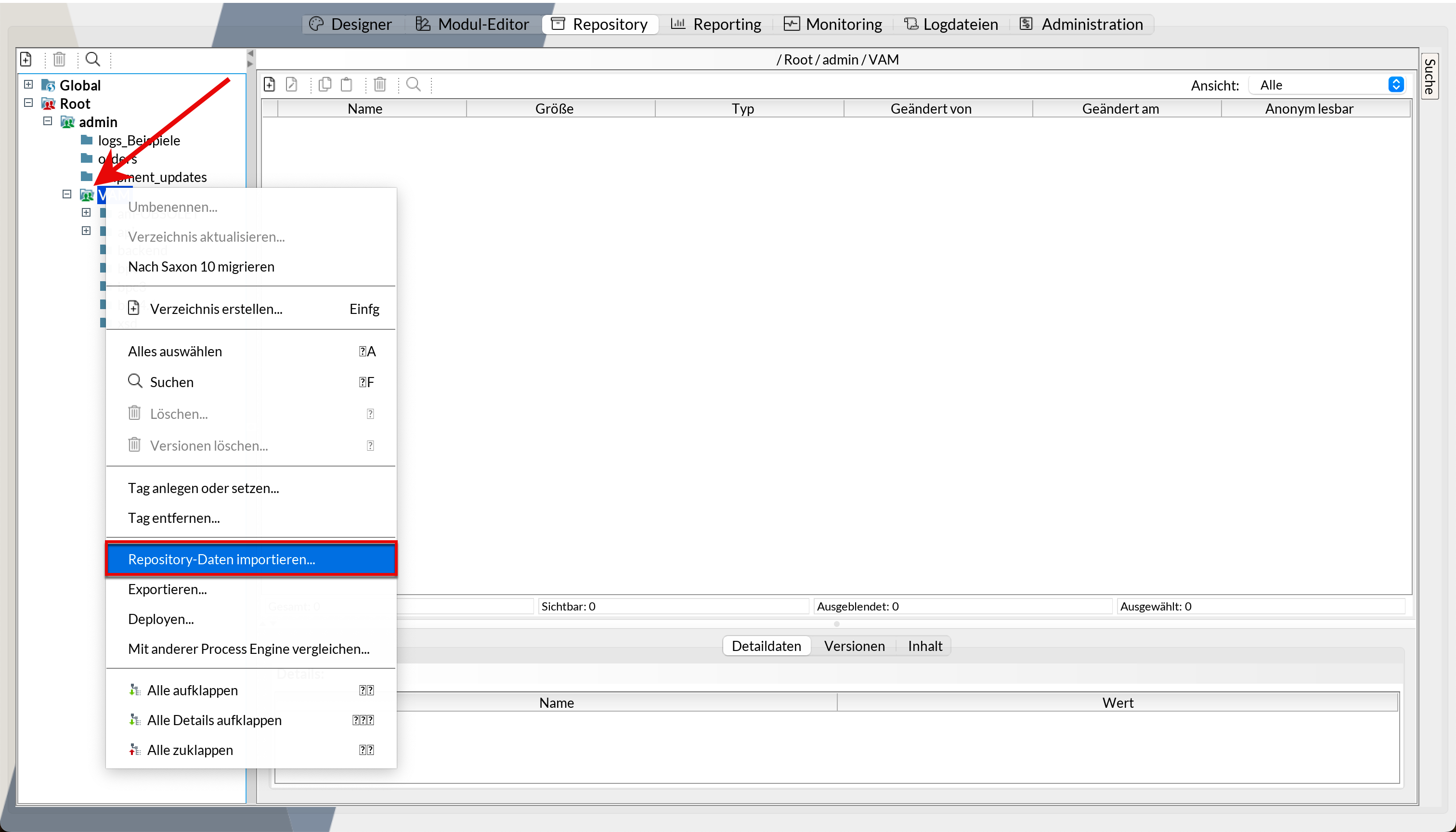 vam update inubit repo