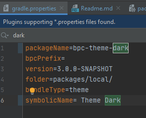 rename gradle properties