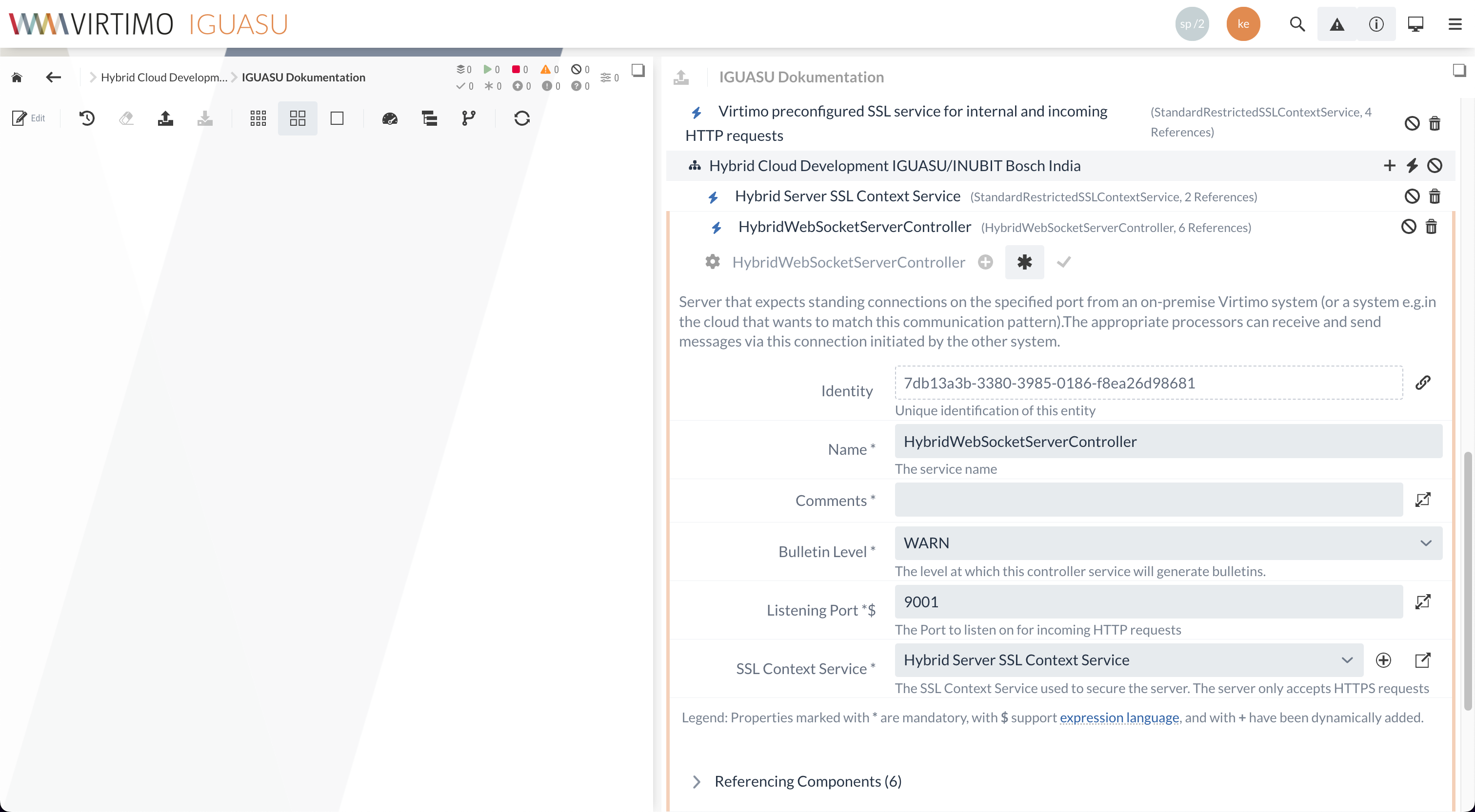 Websocket Server Service