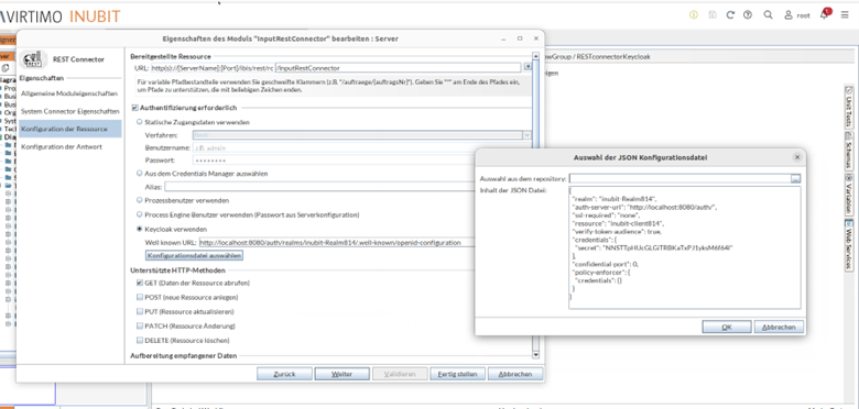 keycloak auth configuration