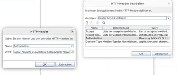 bearer token configuration