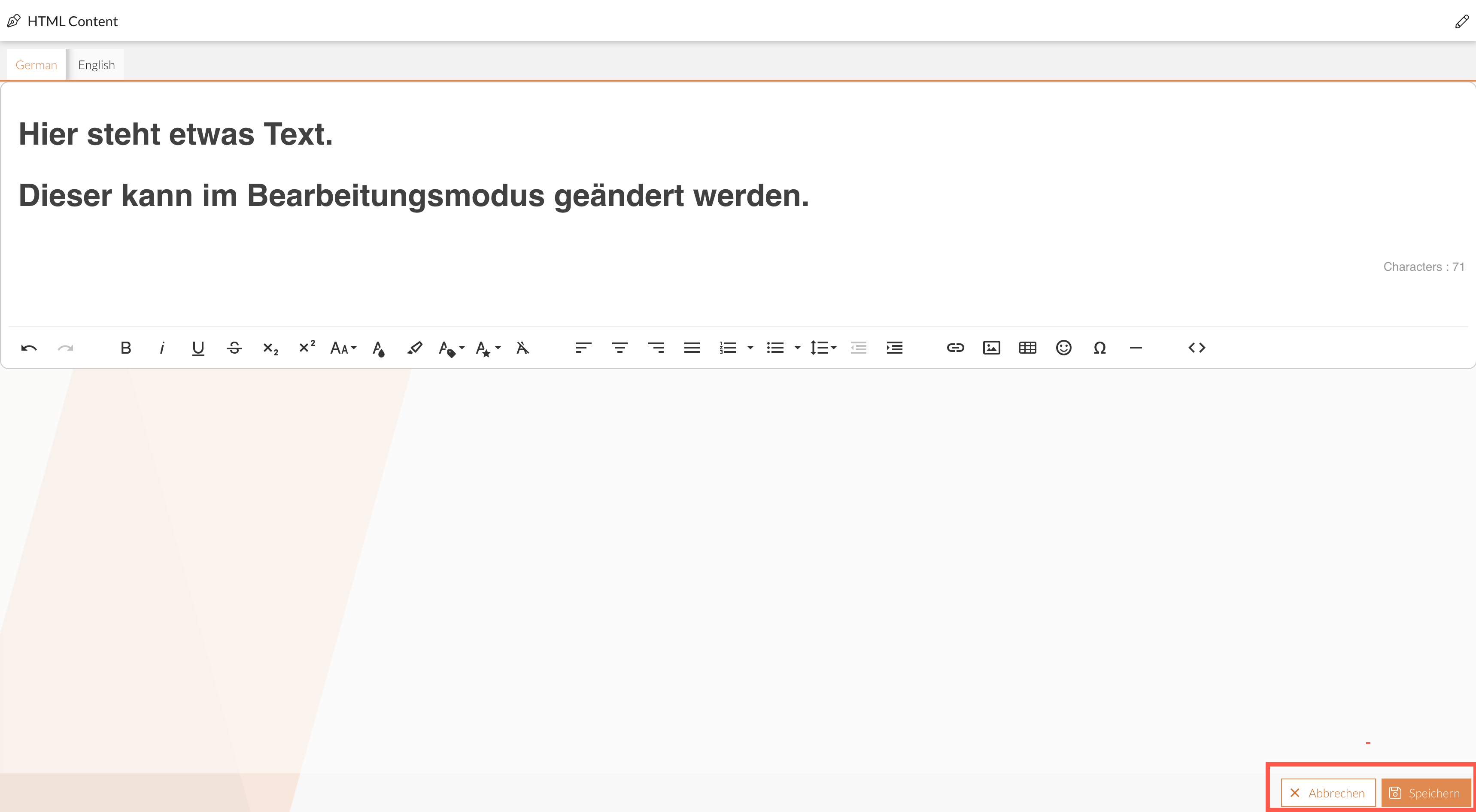Bearbeitung abschließen