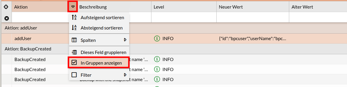 Grouped Data Set