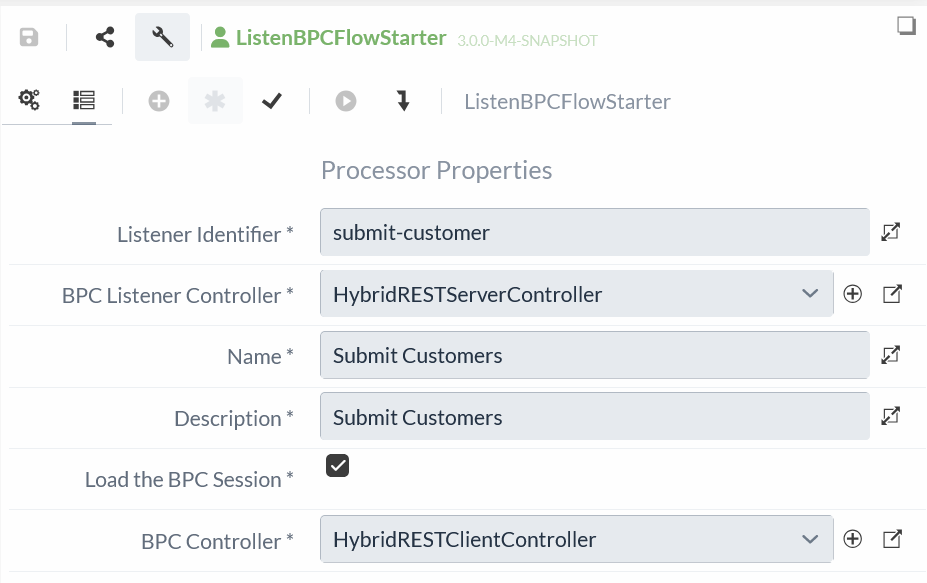 ListenBPCFlowStarter