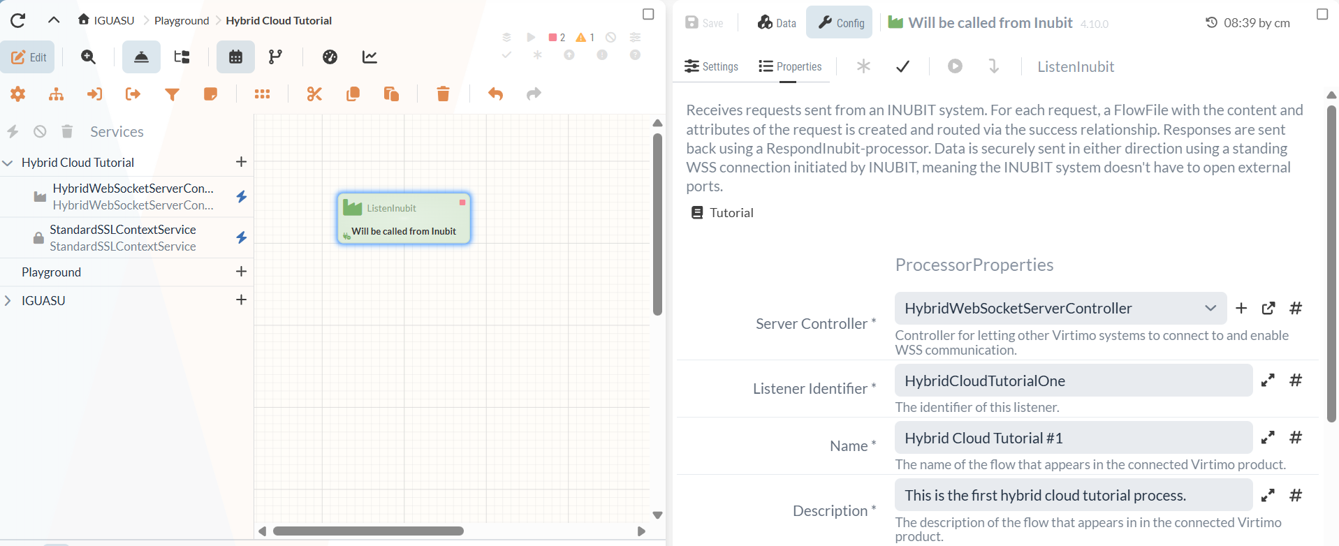 ListenInubit Processor