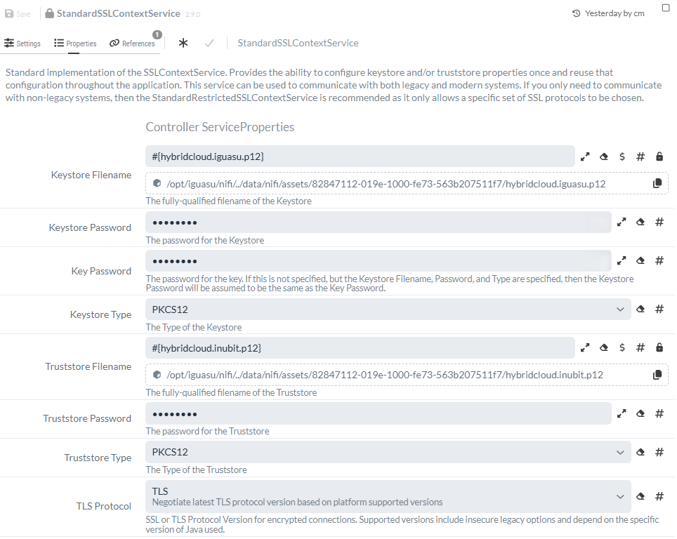 SSL Context Service