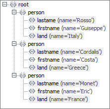 xml input message example